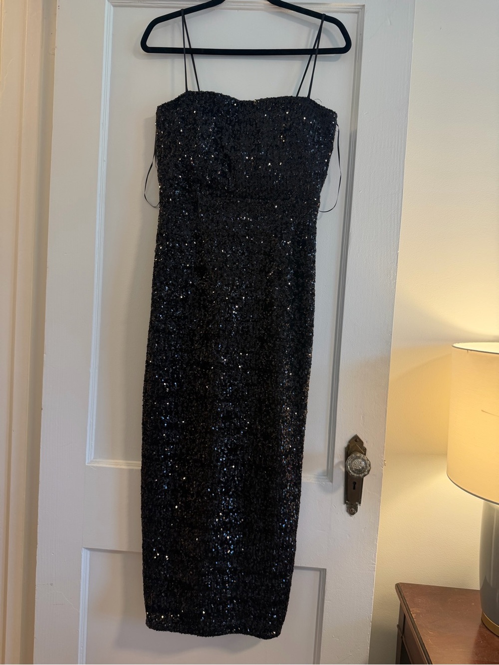 Tuckernuck (Hyacinth House) Elegant Black Sequin Dress